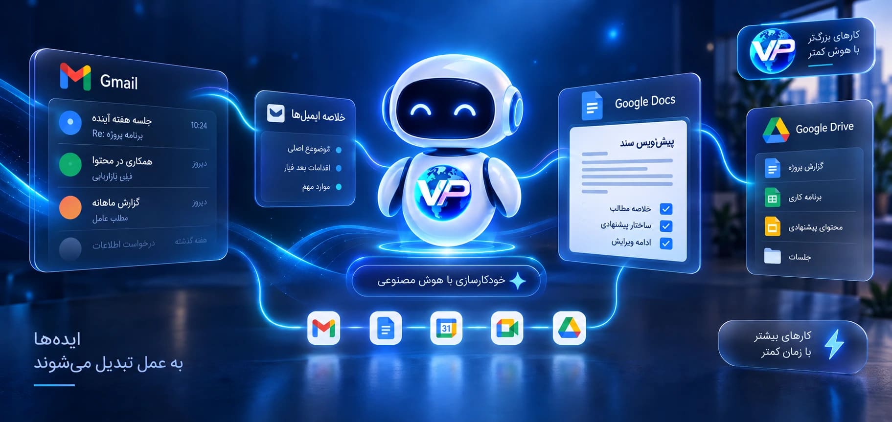 اتصال جمنای به جیمیل و داکس برای اتوماسیون؛ راهنمای کامل
