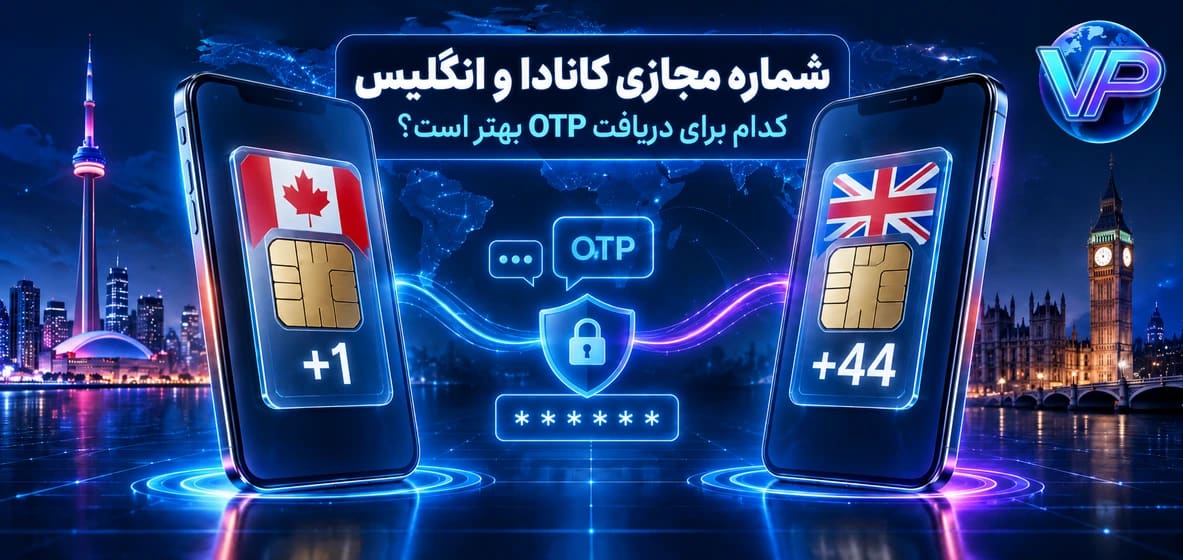 شماره مجازی کانادا و انگلیس؛ گزینه‌های طلایی دور زدن تحریم‌ها