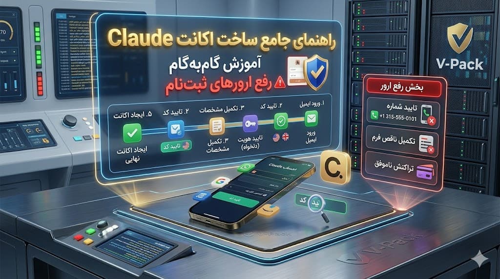 راهنمای جامع ساخت اکانت Claude؛ آموزش گامبهگام رفع ارورهای ثبتنام (۲۰۲۶)