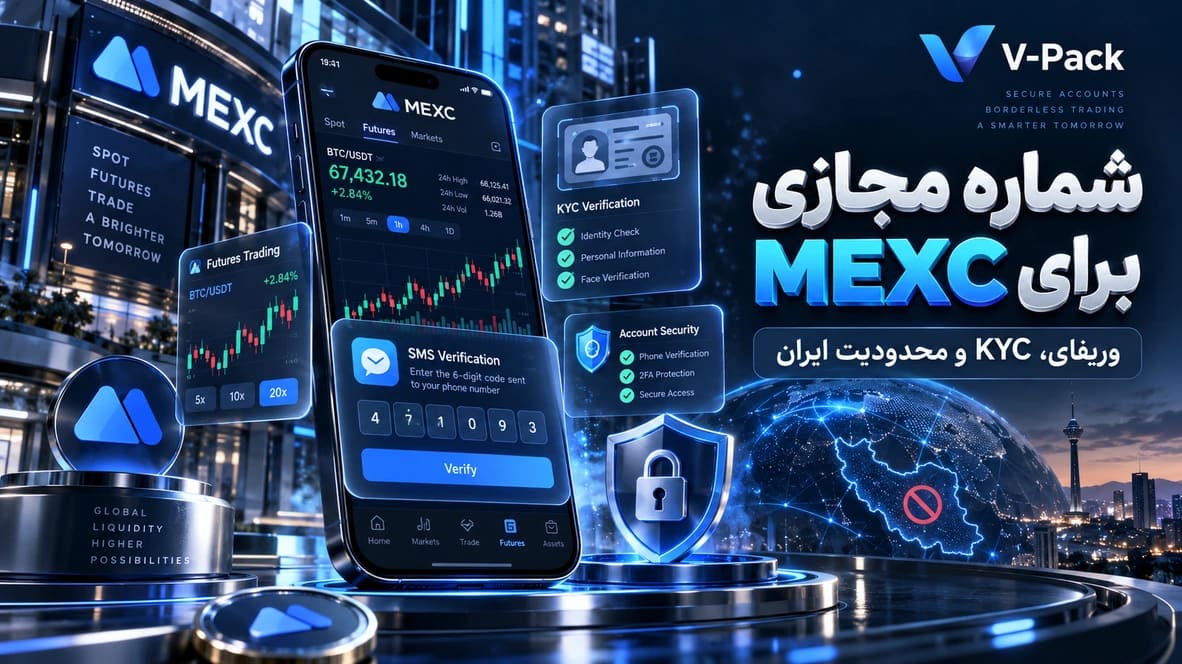 شماره مجازی برای MEXC؛ محدودیت ایران و وریفای فیوچرز