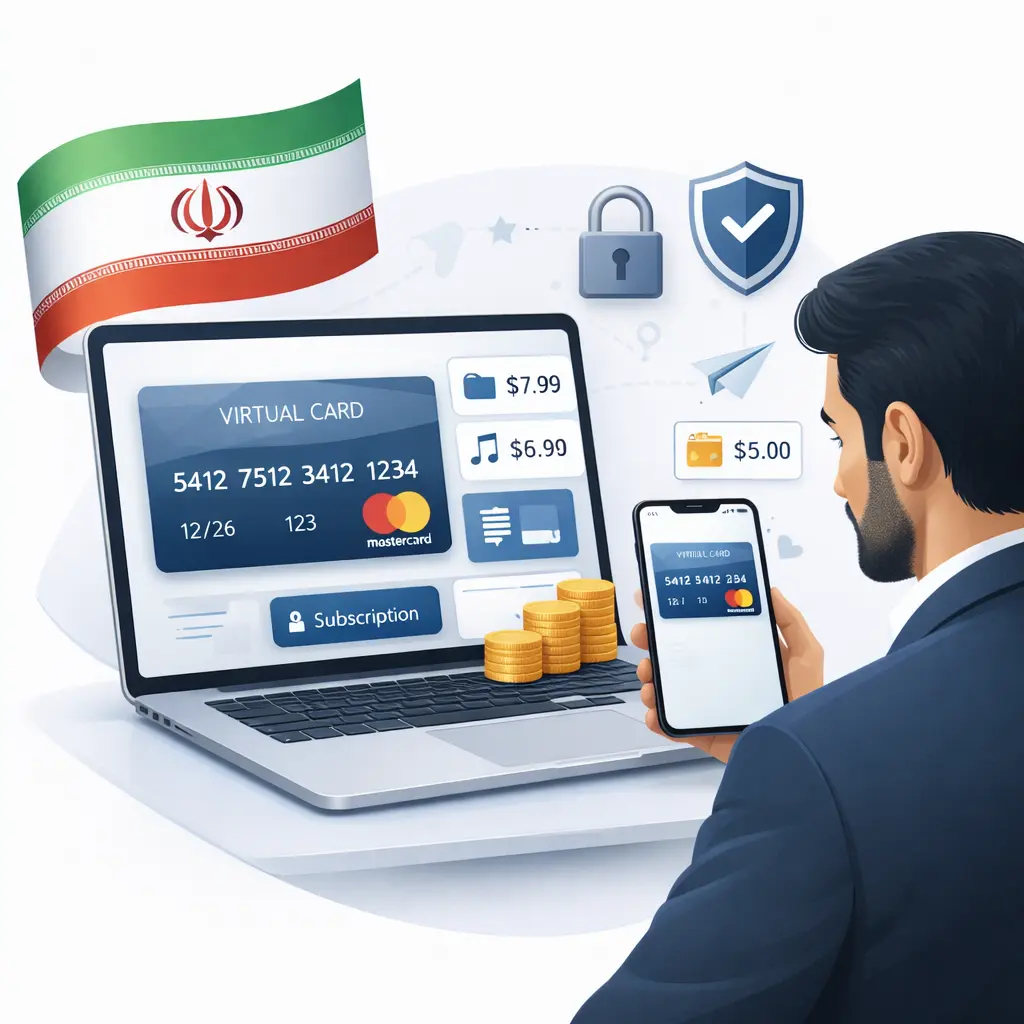 راهنمای کامل استفاده از ویزا کارت مجازی برای خریدهای خارج از کشور