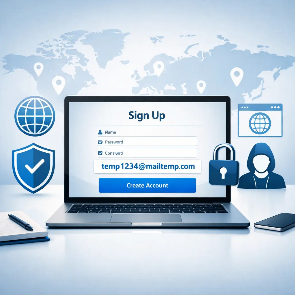 آموزش استفاده از ایمیل موقت برای ثبتنام در سایتهای خارجی