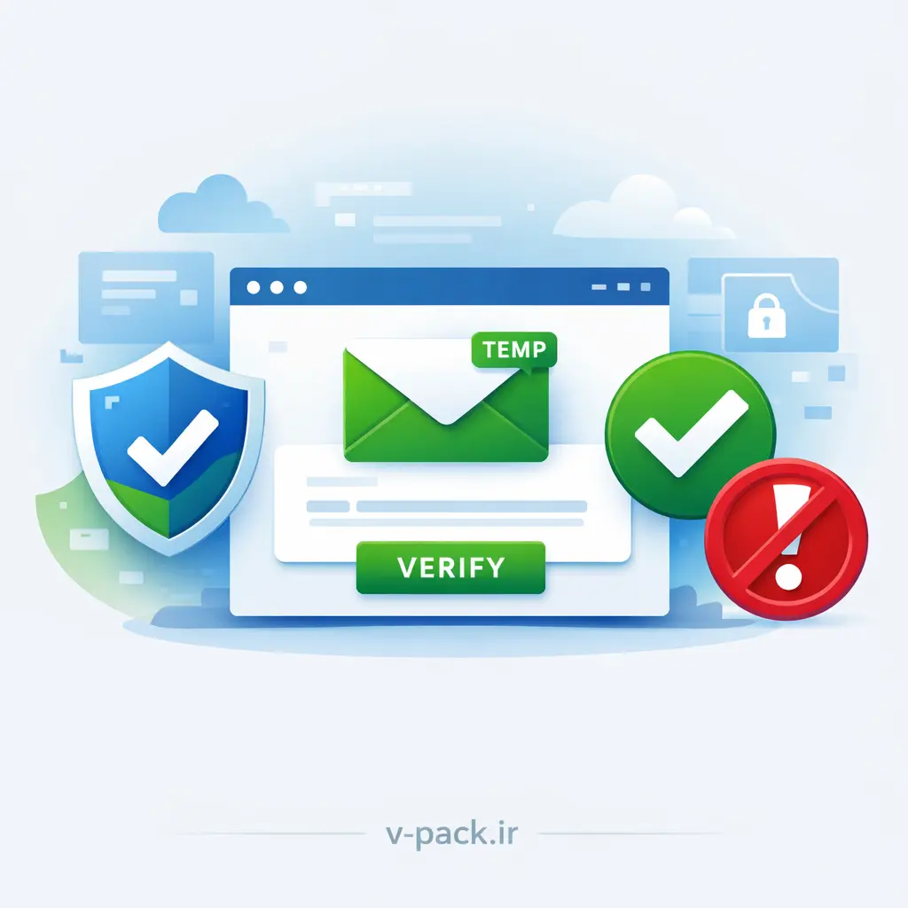 راهنمای کامل استفاده از ایمیل موقت برای وریفای حساب | جلوگیری از بن و مسدودی